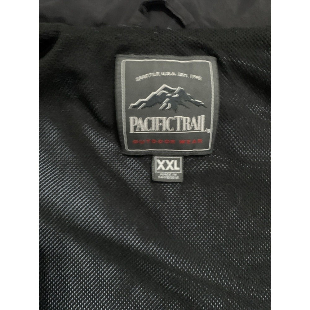 Pacific Trail Men's Blue Jacket XXL Windbreaker Hooded Gorpcore Vented Full Zip - Picture 9 of 16